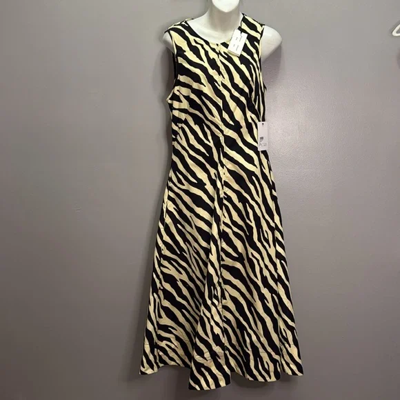 NWT Proenza Schouler White Label Zebra
Print Midi Dress 10 - Picture 4 of 6